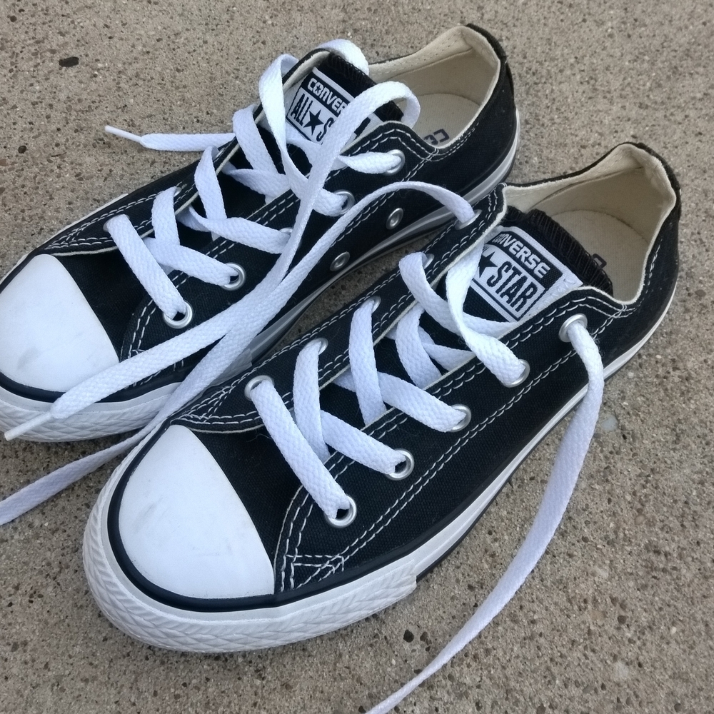 Converse Kids Black Sneakers